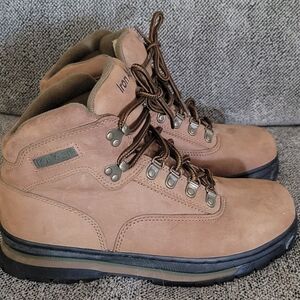 Iron Age Boots Womens Size 7.5W Sport Work Hikers 449 Steel Toe Brown C